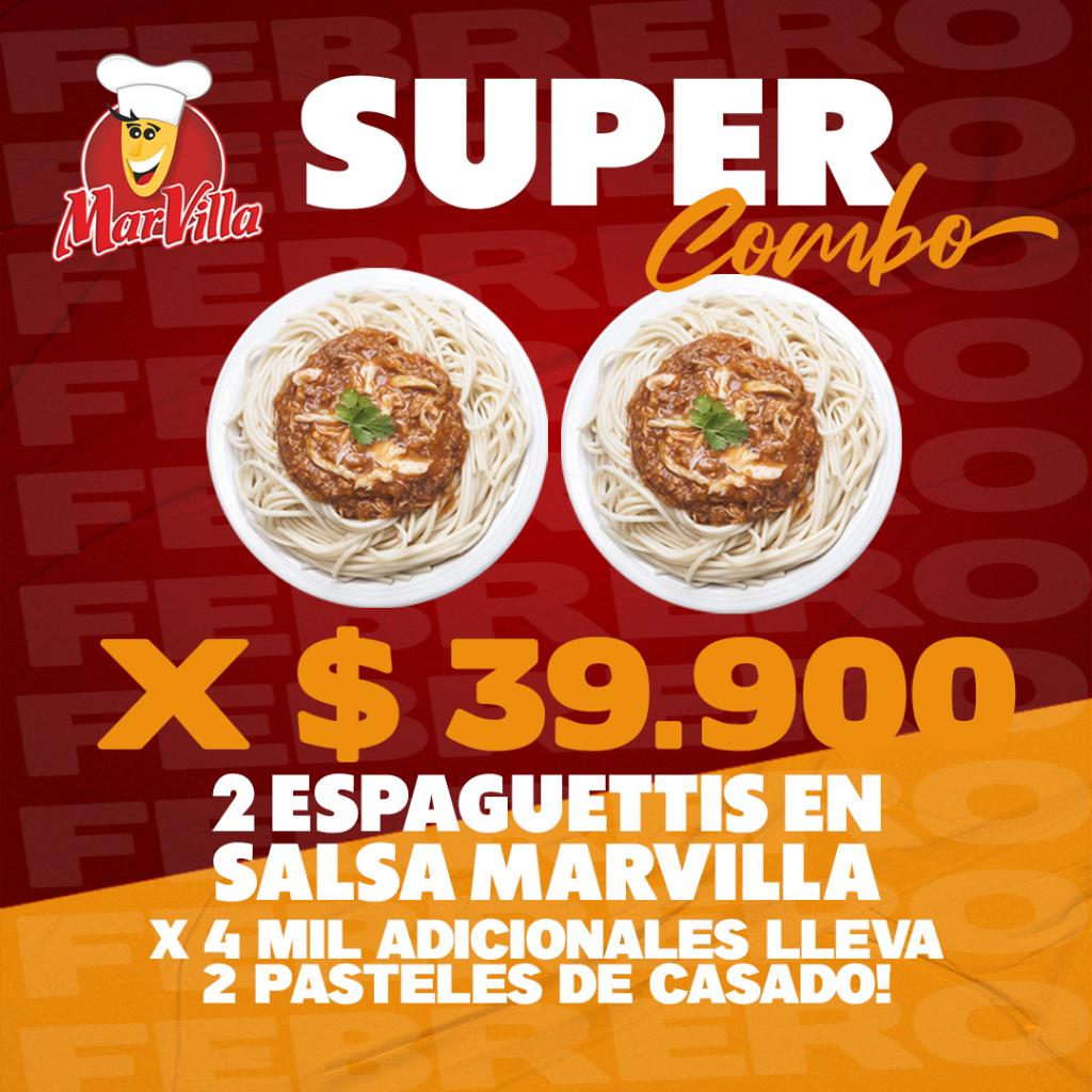 Spaguetti Salsa Marvilla X2 - Marvilla